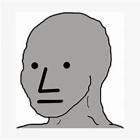 Image result for NPC Wojak Face