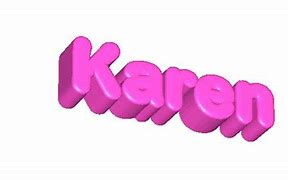 Image result for Karen Name Clip Art