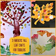 Image result for Fall Leaf Crafts for Toddlers