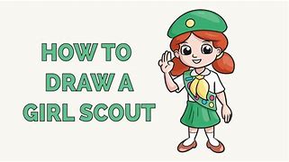 Image result for Girl Scout Drawing