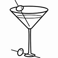 Image result for Martini Glass Silhouette