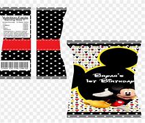 Image result for Mickey Mouse Chip Bag Template