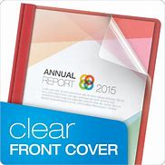 Image result for Clear Front Report Covers