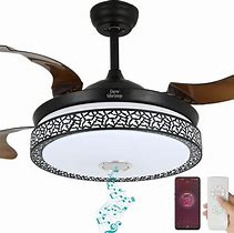 Image result for Retractable Ceiling Fans with Lights