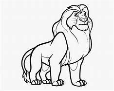 Image result for Simple Lion Drawing Pencil