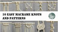 Image result for Basic Macrame Knots