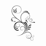 Image result for Floral Design Black White