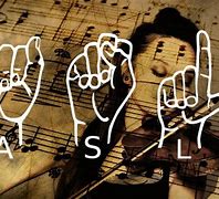 Image result for Music Sign Language