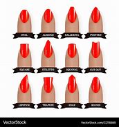 Image result for Clear Red Nails