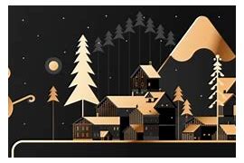 Image result for Art Deco Xmas Cards