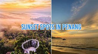 Image result for pantai penang sunset