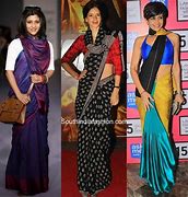 Image result for Saree Pallu Falling Behind