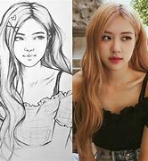 Image result for Korean Anime Girl Drawing