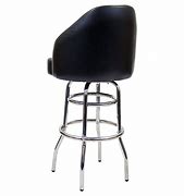 Image result for Chrome Double Ring Swivel Bar Stools