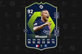 Image result for Ligue 1 Potm Mbappe Card