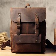 Image result for Leather Travel Backpack