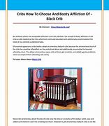 Image result for Black Baby Crib