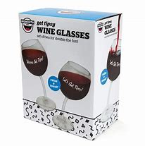 Image result for Tipsy Wine Glass Tilted Glasses