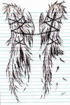 Image result for Broken Angel Wings Drawing