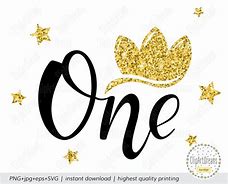 Image result for 1 with Crown SVG