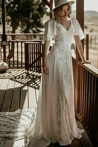 Image result for Bohemian Style Wedding Dress