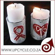 Image result for Tin Can Candle Holder