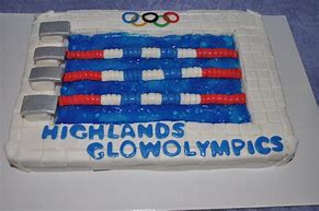 Image result for Olympic Pool Cake