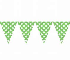 Image result for Green Bunting Clip Art