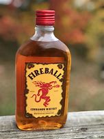 Image result for Fireball Whiskey Bottle