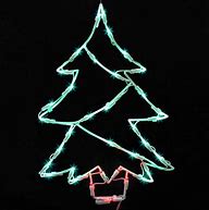 Image result for LED Christmas Tree Window Outline