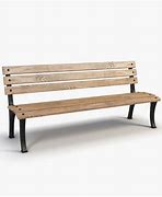 Image result for Bench Wood 3D