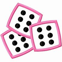 Image result for Pink Dice Clip Art