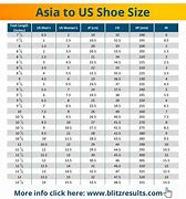 Image result for China Shoe Size Chart