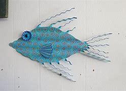 Image result for Funky Metal Fish Art