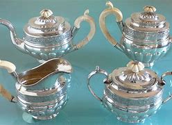 Image result for Russian Silver Tea Set