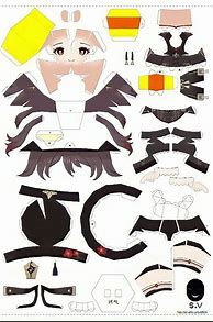 Image result for Hu Tao Papercraft