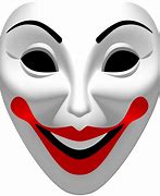 Image result for White Joker Mask