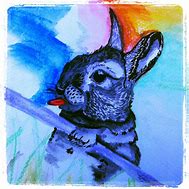 Image result for Rainbow Rabbit