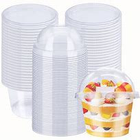 Image result for 8 Oz Clear Plastic Cups with Lids