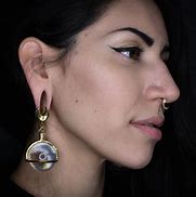 Image result for Big Hole Earrings