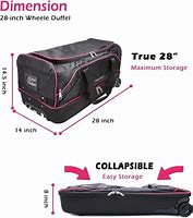 Image result for Travel Dance Bag with Rack