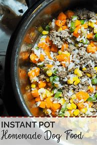 Image result for Homemade Dog Food Instant Pot