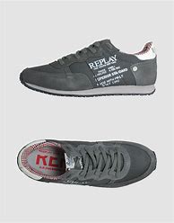 Image result for Replay Sneakers Black and White