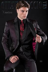 Image result for Dark Red Tuxedo