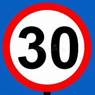 Image result for Speed Limit 1 Sign