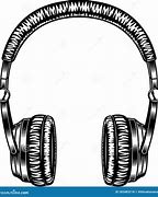 Image result for Black and White Headphones Picture Animated Square