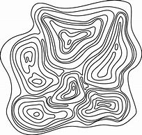 Image result for Topography Line Art