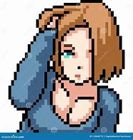 Image result for Anime Characters Pixel Art Grid