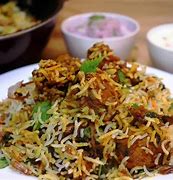 Image result for Hyderabadi Chicken Biryani Abcdef