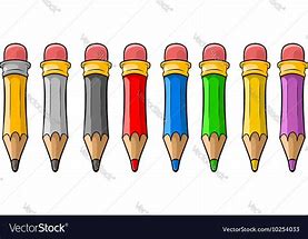 Image result for Cartoon Pencil Set